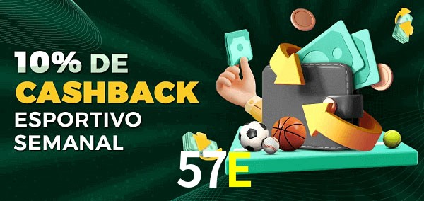 10% de bônus de cashback na 57E