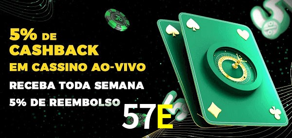 Promoções do cassino ao Vivo 57E